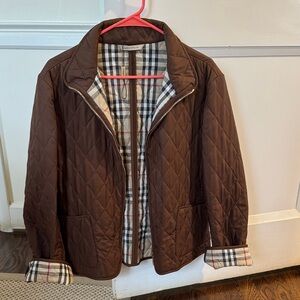 Burberry Plaid Lined Jacket